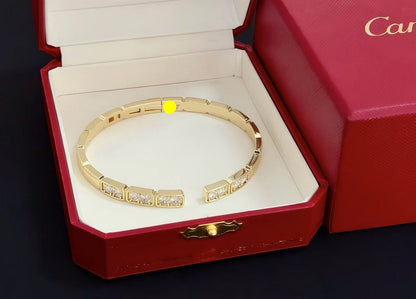 [⭐Corinne jewelrys]LOVE DIAMOND OPEN  BRACELET