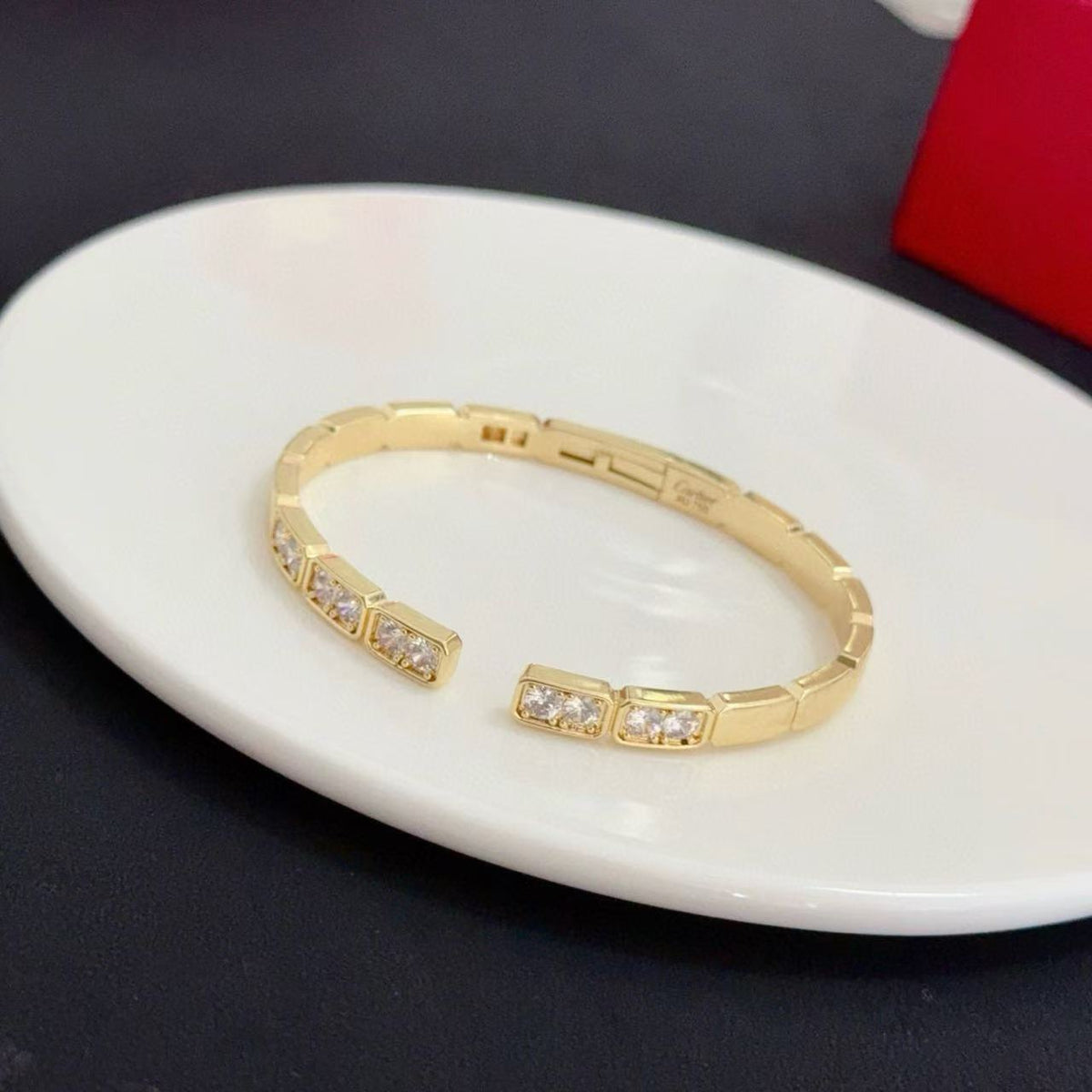 [⭐Corinne jewelrys]LOVE DIAMOND OPEN  BRACELET