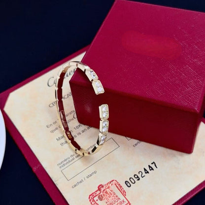 [⭐Corinne jewelrys]LOVE DIAMOND OPEN  BRACELET