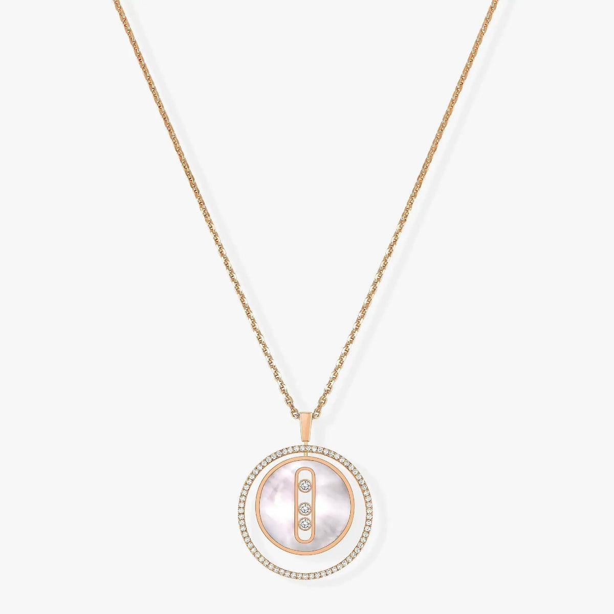 [⭐Corinne]Demo MOVE MM NACRE BLANCHE DIAMOND NECKLACE