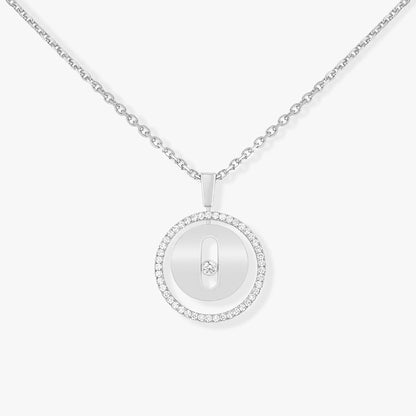 [⭐Corinne]Demo MOVE PM NECKLACE SILVER DIAMOND