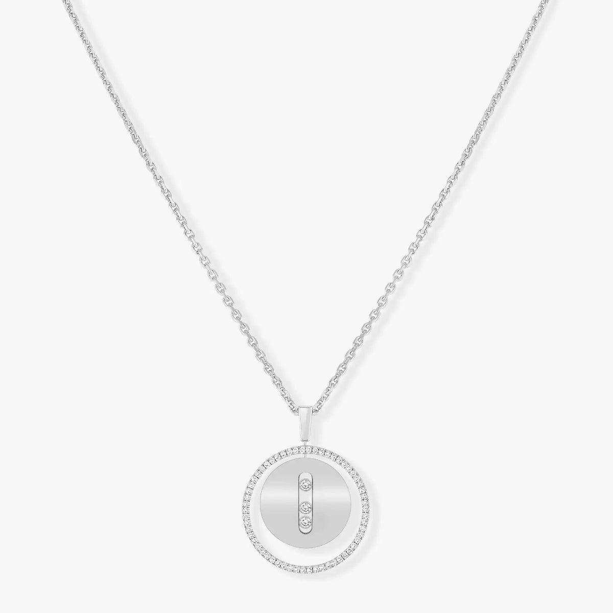 [⭐Corinne]Demo MOVE MM SILVER DIAMOND NECKLACE