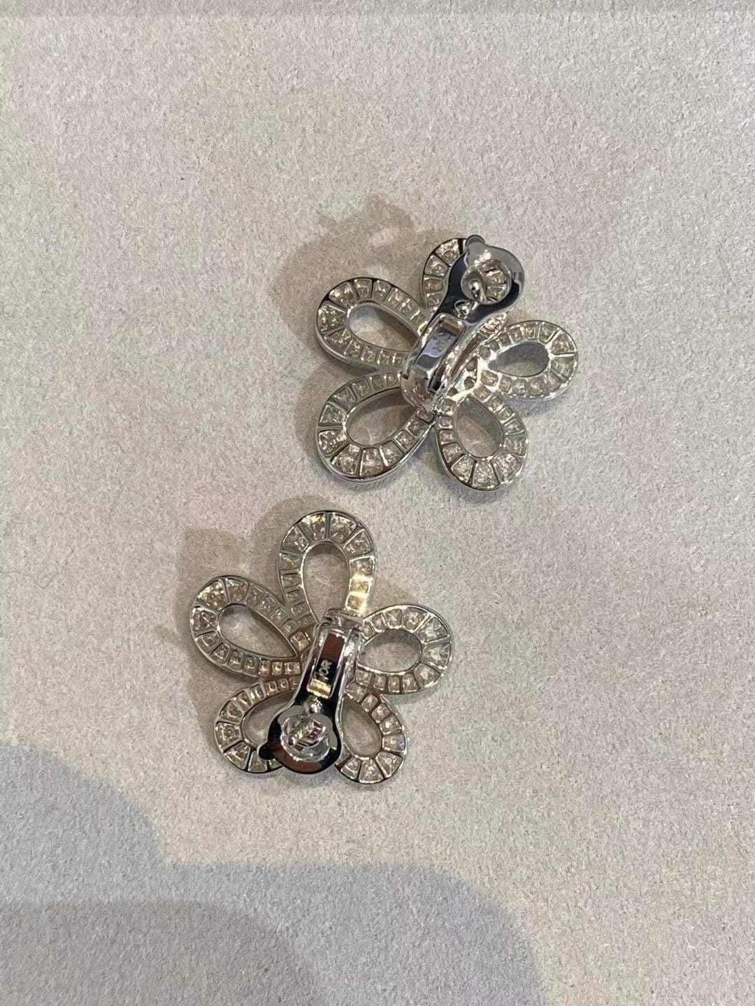[⭐Corinne]FLOWERLACE EARRINGS FULL DIAMONDS
