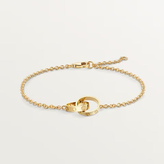 [⭐Corinne]LOVE BRACELET DOUBLE RING