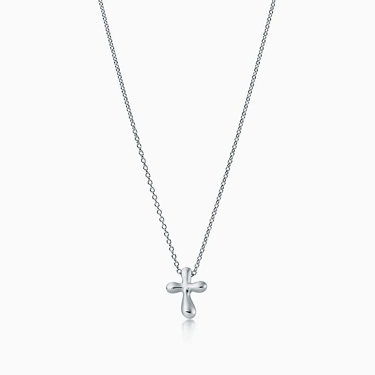 [Corinne]CROSS PENDANT MINI BARE CROSS NECKLACE