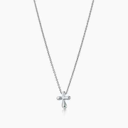 [Corinne]CROSS PENDANT MINI BARE CROSS NECKLACE