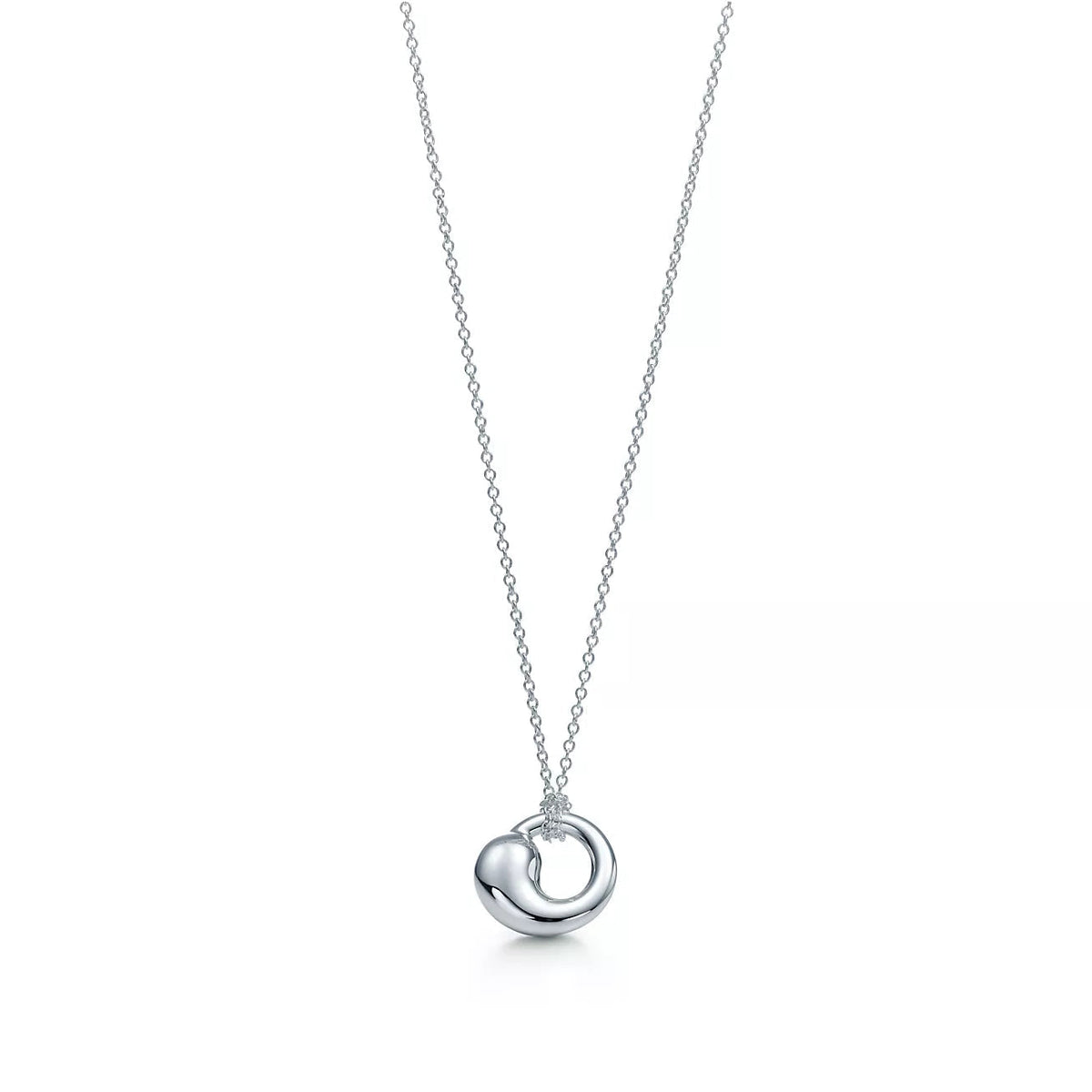 [Corinne]SNAIL PEDANT SILVER NECKLACE
