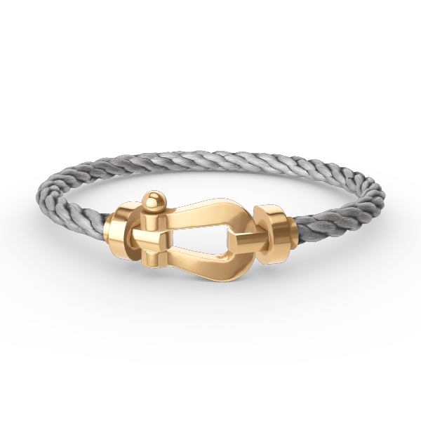 [⭐Corinne]FORCE LARGE HORSESHOE NO DIAMOND BRACELET GOLD