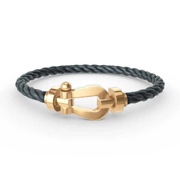 [⭐Corinne]FORCE LARGE HORSESHOE NO DIAMOND BRACELET GOLD