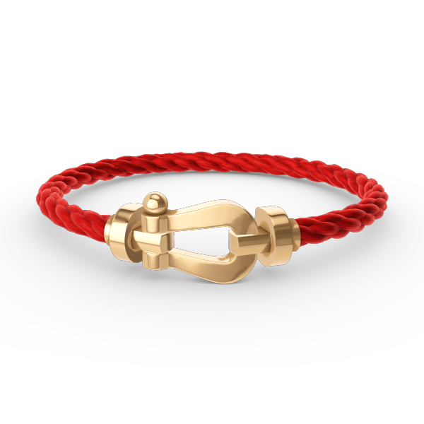 [⭐Corinne]FORCE LARGE HORSESHOE NO DIAMOND BRACELET GOLD