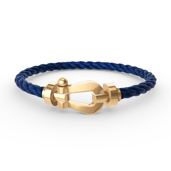 [⭐Corinne]FORCE LARGE HORSESHOE NO DIAMOND BRACELET GOLD
