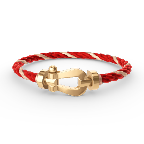 [⭐Corinne]FORCE LARGE HORSESHOE NO DIAMOND BRACELET GOLD