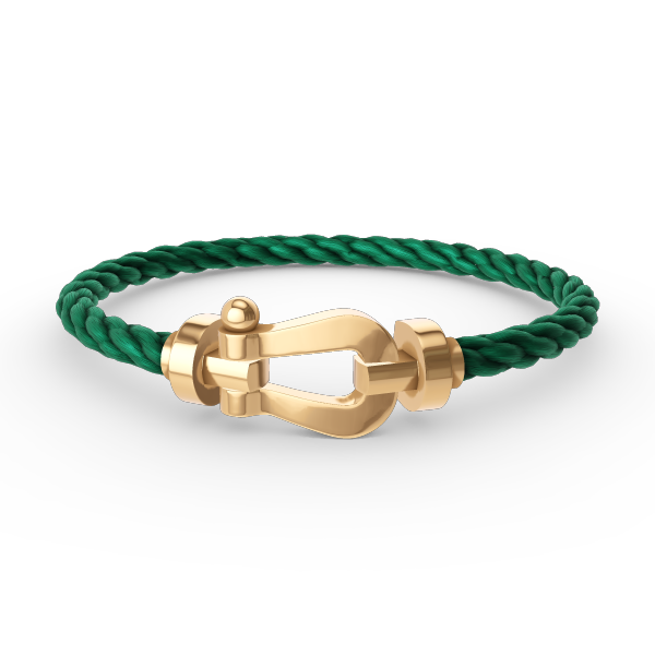 [⭐Corinne]FORCE LARGE HORSESHOE NO DIAMOND BRACELET GOLD