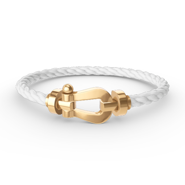 [⭐Corinne]FORCE LARGE HORSESHOE NO DIAMOND BRACELET GOLD