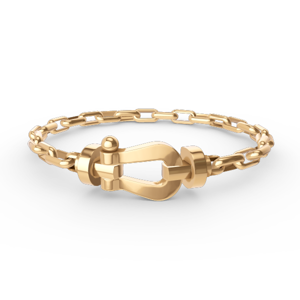 [⭐Corinne]FORCE LARGE HORSESHOE CLASP  METAL BRACELET
