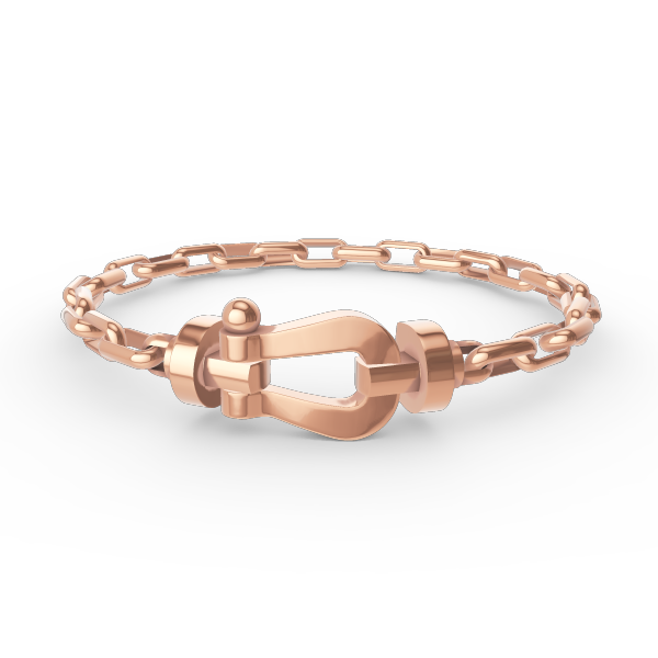 [⭐Corinne]FORCE LARGE HORSESHOE CLASP  METAL BRACELET