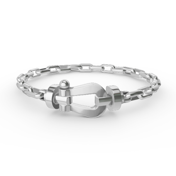[⭐Corinne]FORCE LARGE HORSESHOE CLASP  METAL BRACELET