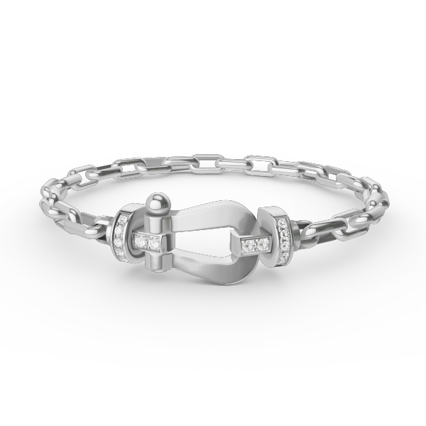 [⭐Corinne]FORCE LARGE HORSESHOE CLASP  METAL BRACELET