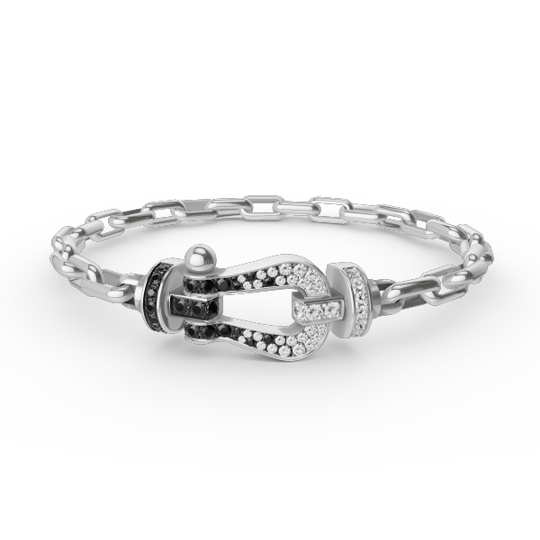 [⭐Corinne]FORCE LARGE HORSESHOE CLASP  METAL BRACELET