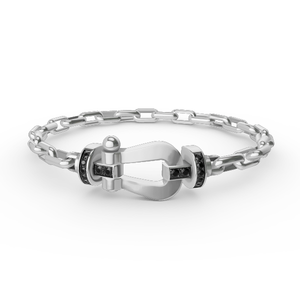 [⭐Corinne]FORCE LARGE HORSESHOE CLASP  METAL BRACELET