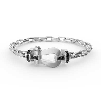 [⭐Corinne]FORCE LARGE HORSESHOE CLASP  METAL BRACELET