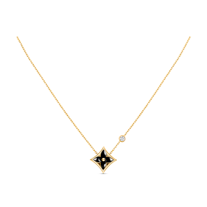 [⭐Corinne]STAR BLACK MOP NECKLACE