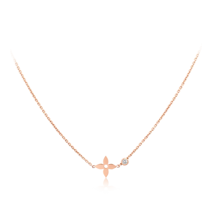 [⭐Corinne]BLOSSOM PENDANT PINK GOLD AND DIAMOND