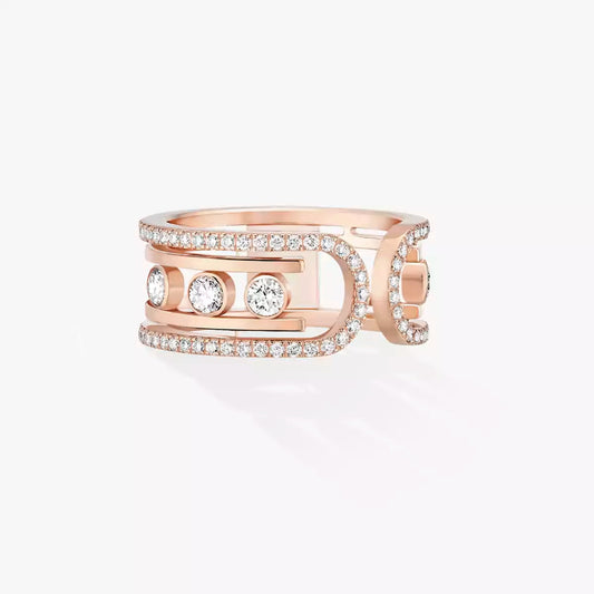 [⭐Corinne]Move 10th Diamond Ring in Gold