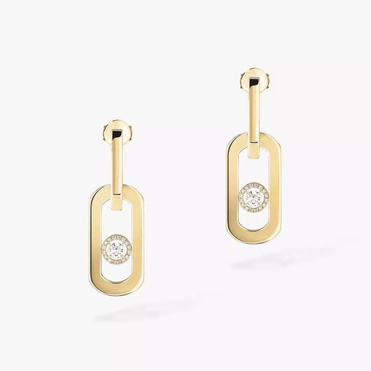 [⭐Corinne] So Move XL Diamond Hoop Earring