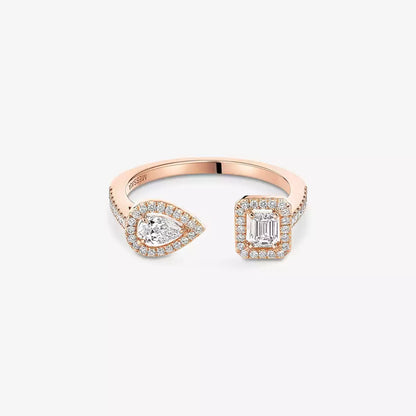 [⭐Corinne]My Twin Toi Gold Diamond Ring