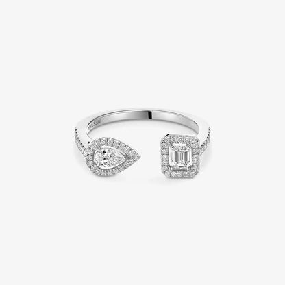 [⭐Corinne]My Twin Toi Gold Diamond Ring