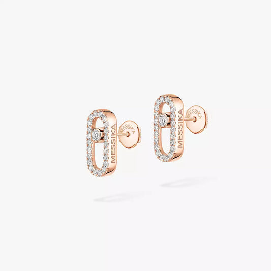 [⭐Corinne]Move Uno Diamond Earrings