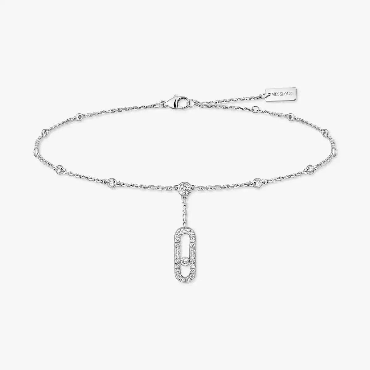 [⭐Corinne] Move Uno pavé ankle bracelet