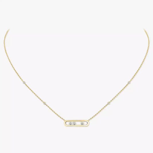 [⭐Corinne] Baby Move Gold Diamond Necklace