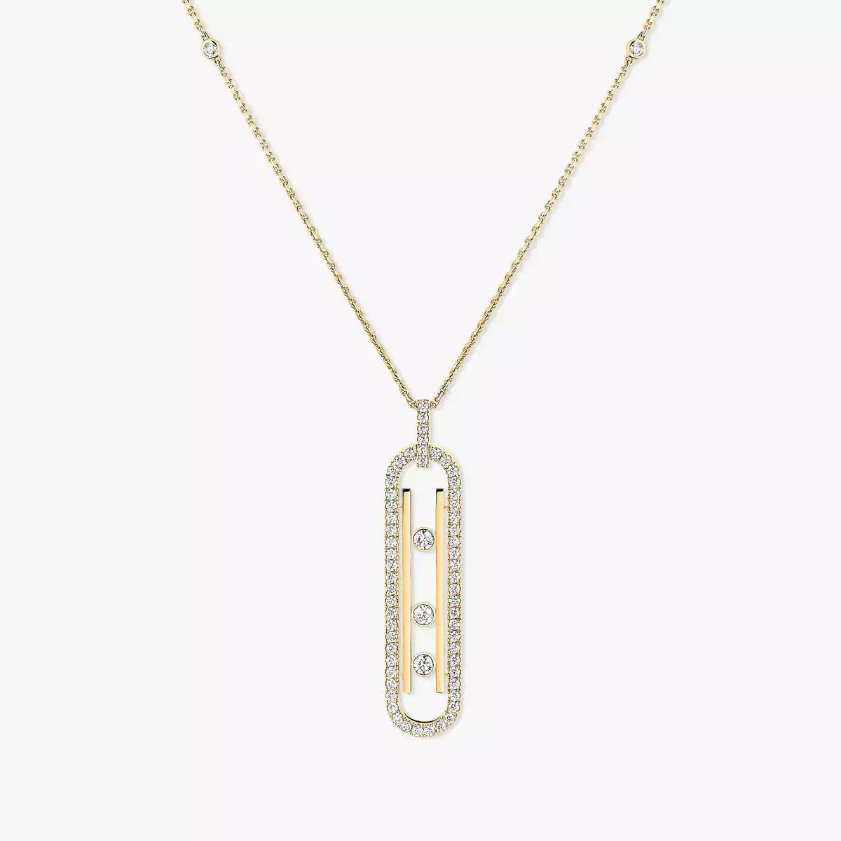 [⭐Corinne]Diamond Necklace Move 10Th