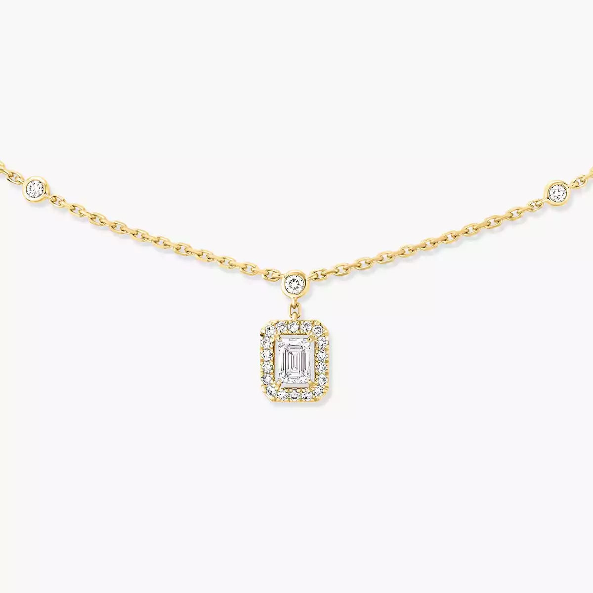 [⭐Corinne]My Twin Diamond Necklace in Silver