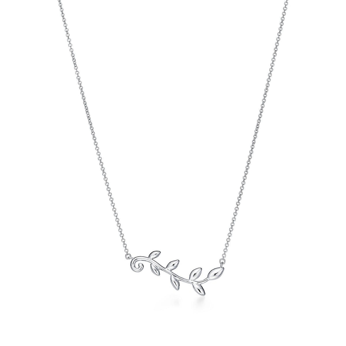 [Corinne]PALOMA PICASSO STERLING SILVER OLIVE BRANCH NECKLACE