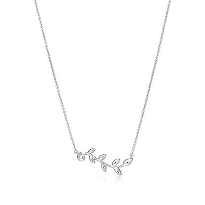 [Corinne]PALOMA PICASSO STERLING SILVER OLIVE BRANCH NECKLACE