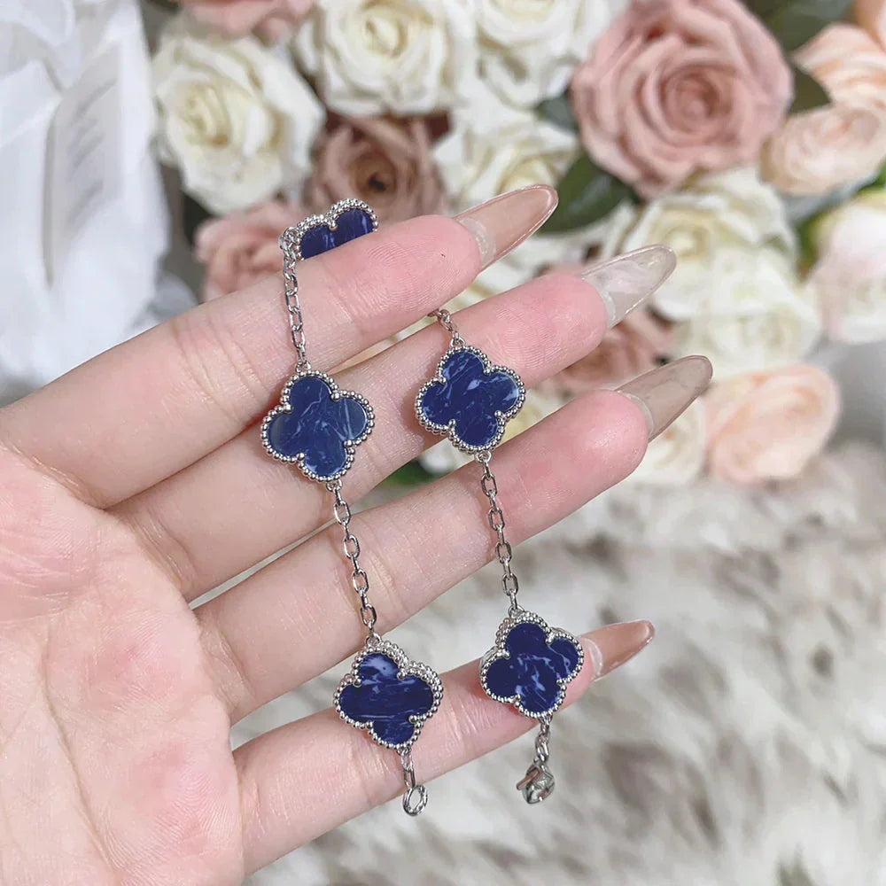 [⭐Corinne]CLOVER 5 MOTIF PIETERSITE BRACELET COLLECTION
