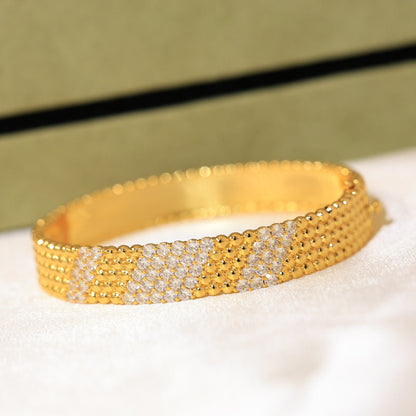 [⭐Corinne]  FIVE-ROW DIAMOND BRACELET