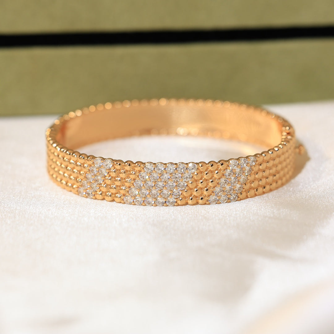 [⭐Corinne]  FIVE-ROW DIAMOND BRACELET