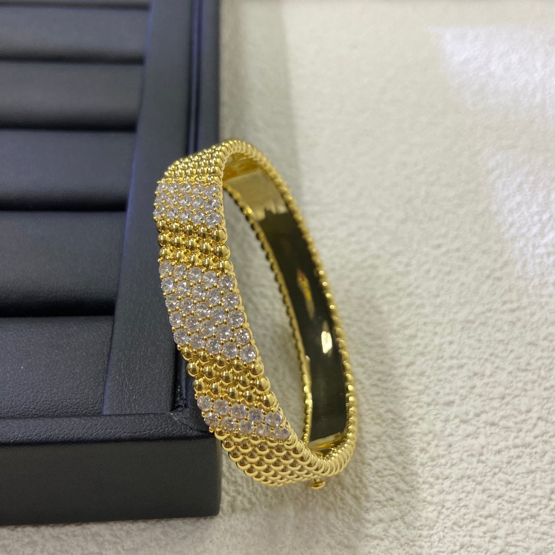 [⭐Corinne]  FIVE-ROW DIAMOND BRACELET