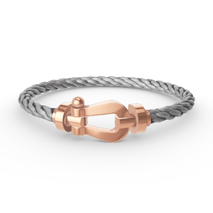 [⭐Corinne]FORCE LARGE HORSESHOE NO DIAMOND BRACELET ROSE GOLD