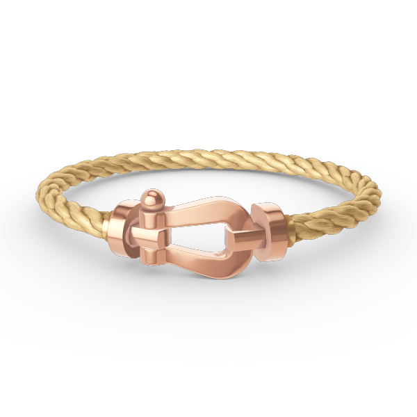 [⭐Corinne]FORCE LARGE HORSESHOE NO DIAMOND BRACELET ROSE GOLD