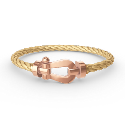 [⭐Corinne]FORCE LARGE HORSESHOE NO DIAMOND BRACELET ROSE GOLD