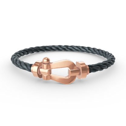 [⭐Corinne]FORCE LARGE HORSESHOE NO DIAMOND BRACELET ROSE GOLD