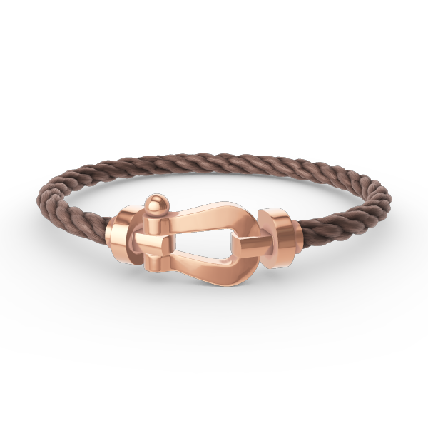 [⭐Corinne]FORCE LARGE HORSESHOE NO DIAMOND BRACELET ROSE GOLD
