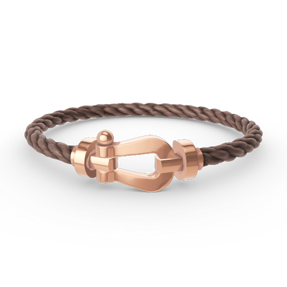 [⭐Corinne]FORCE LARGE HORSESHOE NO DIAMOND BRACELET ROSE GOLD