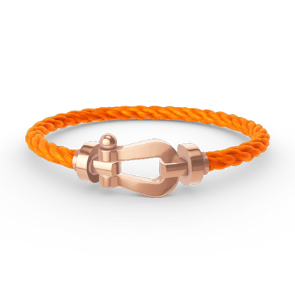 [⭐Corinne]FORCE LARGE HORSESHOE NO DIAMOND BRACELET ROSE GOLD