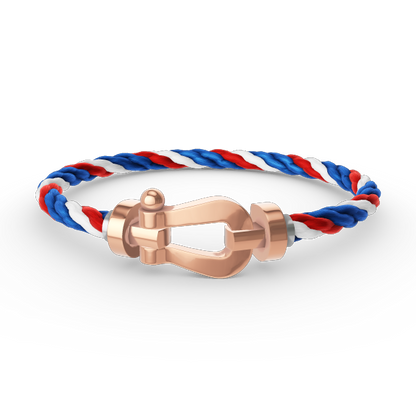 [⭐Corinne]FORCE LARGE HORSESHOE NO DIAMOND BRACELET ROSE GOLD